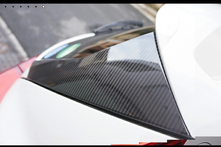 Carbon rear trunk side garnish for Impreza and Crosstrek XV 2017-2022